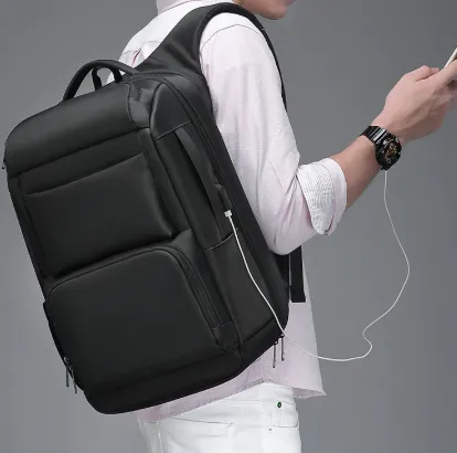 Men Travel Backpack Anti-thief Bag Large Capacity Waterproof USB Charging