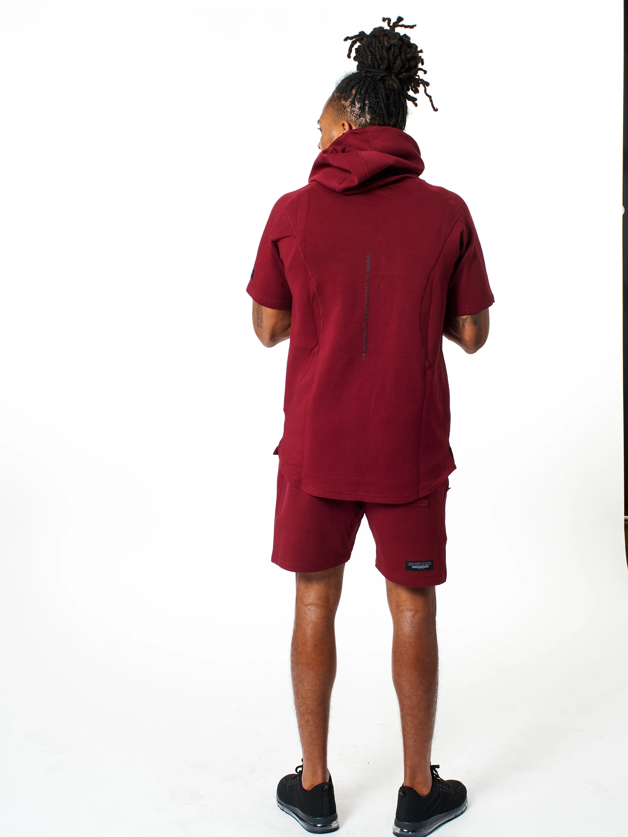 Men's Performance Tech Color Short Sleeve Hoodie