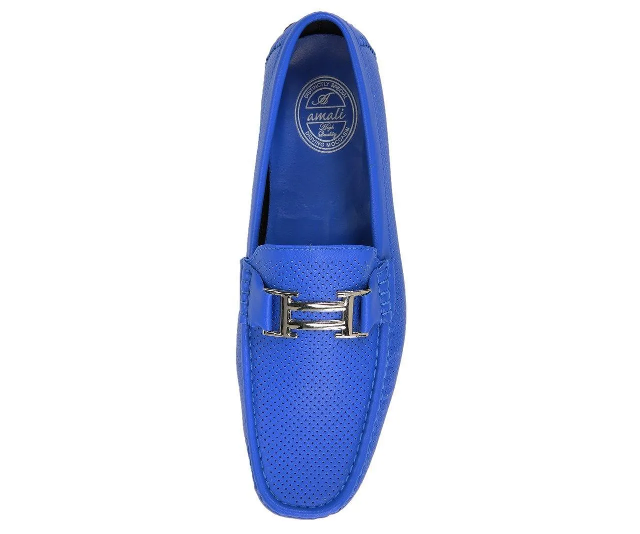 Men's Royal Perforated Smooth Driving  Moccasin/Loafers Shoes