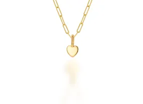 Mini Gold Heart Charm