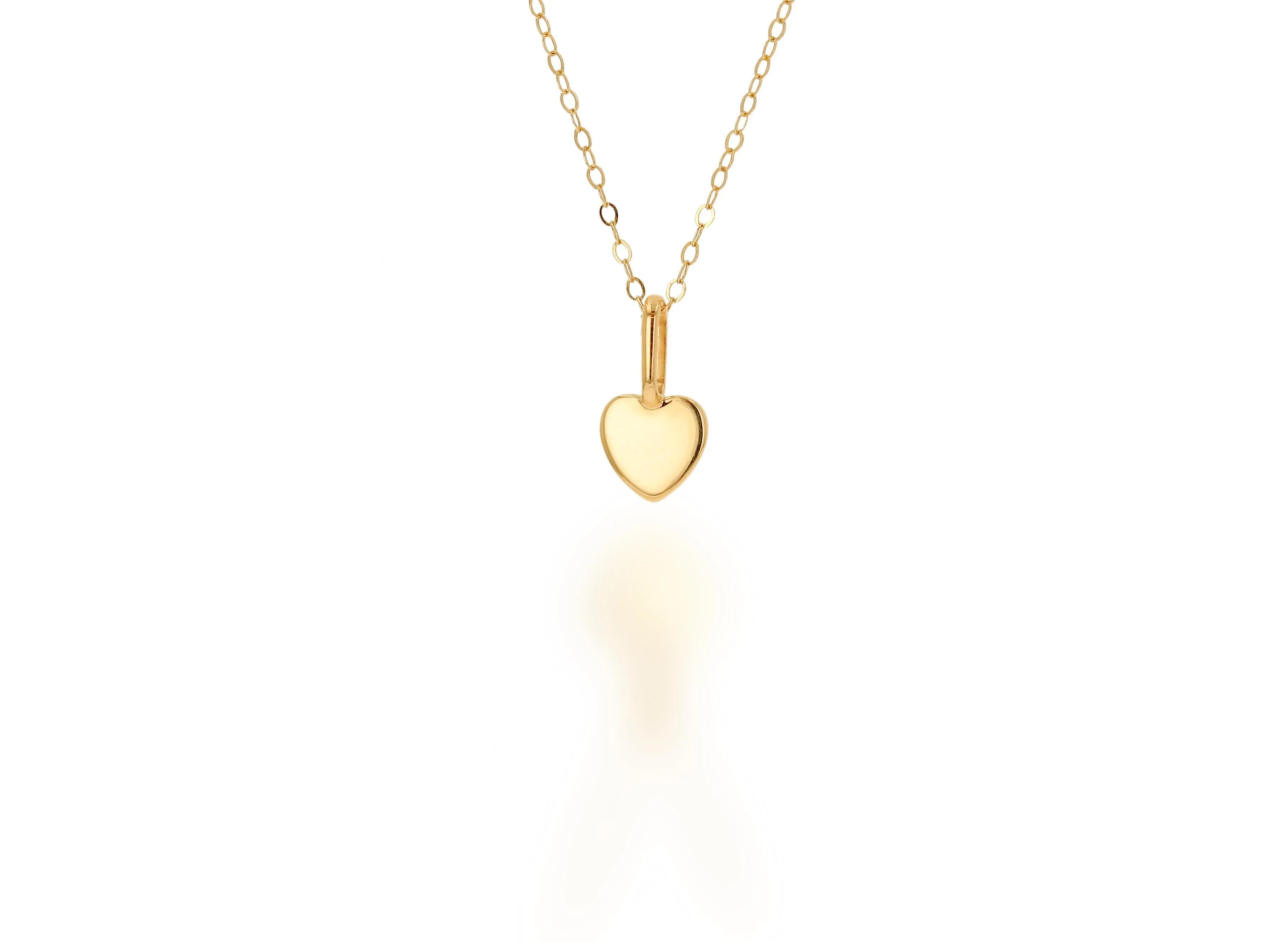 Mini Gold Heart Charm