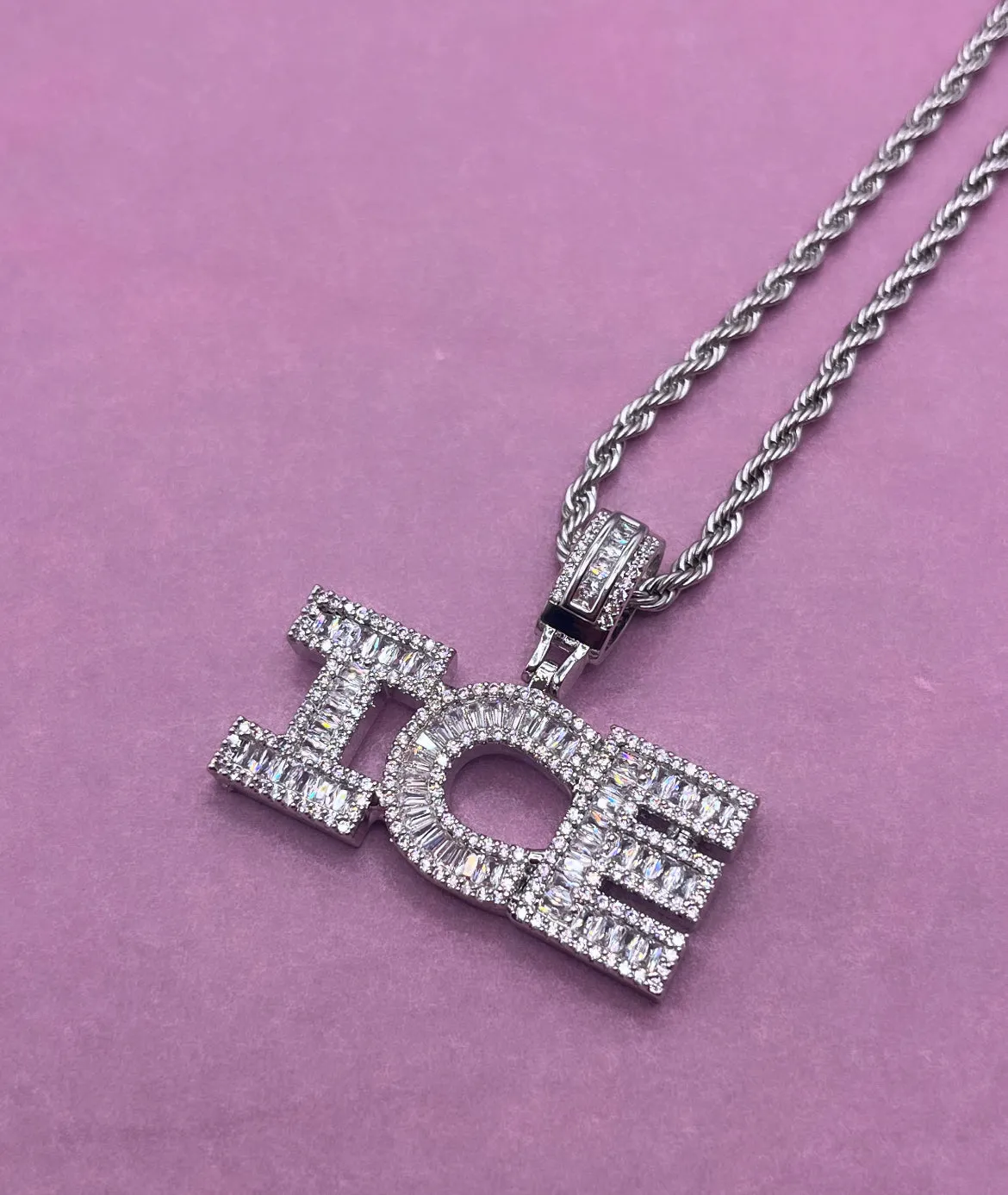 Mini Iced Out Name Necklace