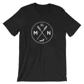 Minnesota Seal - MN, Est 1858, Loon, Oars Men's/Unisex T-Shirt