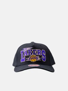 Mitchell & Ness Los Angeles Lakers Pennant Stretch Snapback - Black