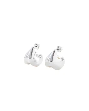 Nouveaux Puff Earrings (Silver)