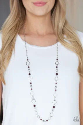 Paparazzi Kid In A Candy Shop Purple Necklace Set