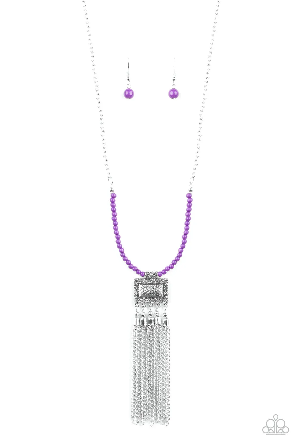 Paparazzi Necklace ~ Mayan Masquerade - Purple