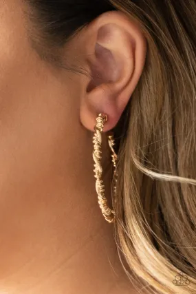 Paparazzi Street Mod Gold Hoop Earrings