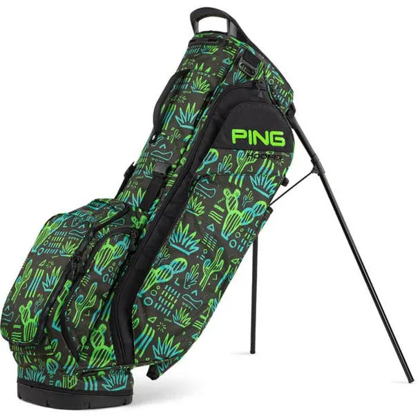 Ping Hoofer 5 Way Stand Bag - Neon/Cactus