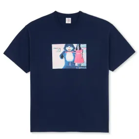 Polar Skate Co. Pink Dress Tee Dark Blue