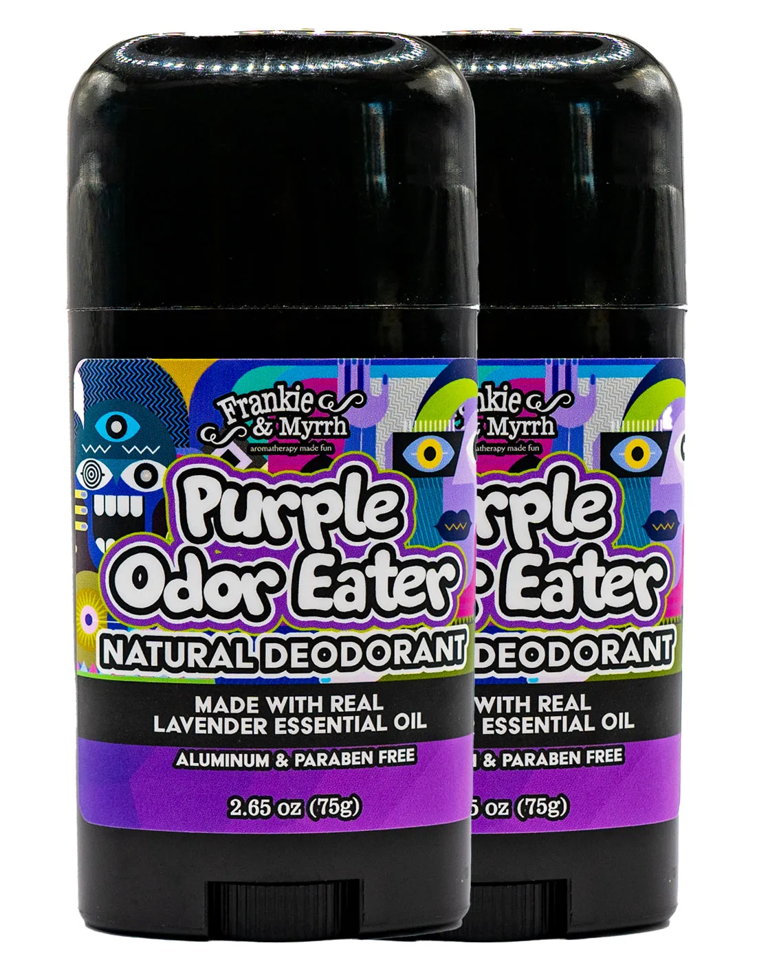 Purple Odor Eater 2 Pack | Natural Deodorants | Lavender