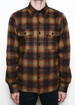 Rogue Territory - Field Shirt in Sienna Brushed Plaid