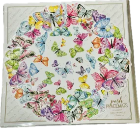 Round Placemat - Colorful Butterflies