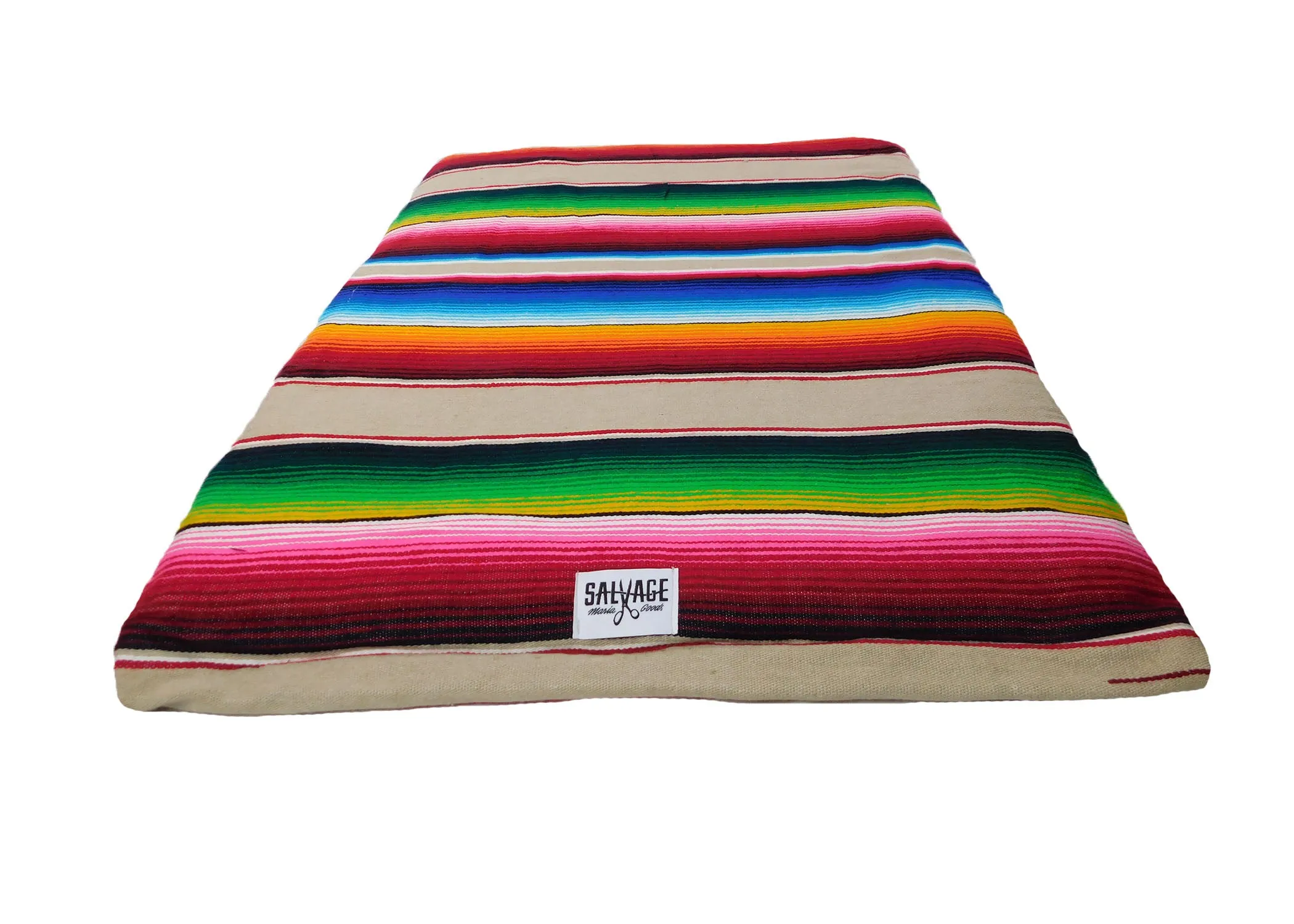 Saltillo Serape Rollup Bed-Tan