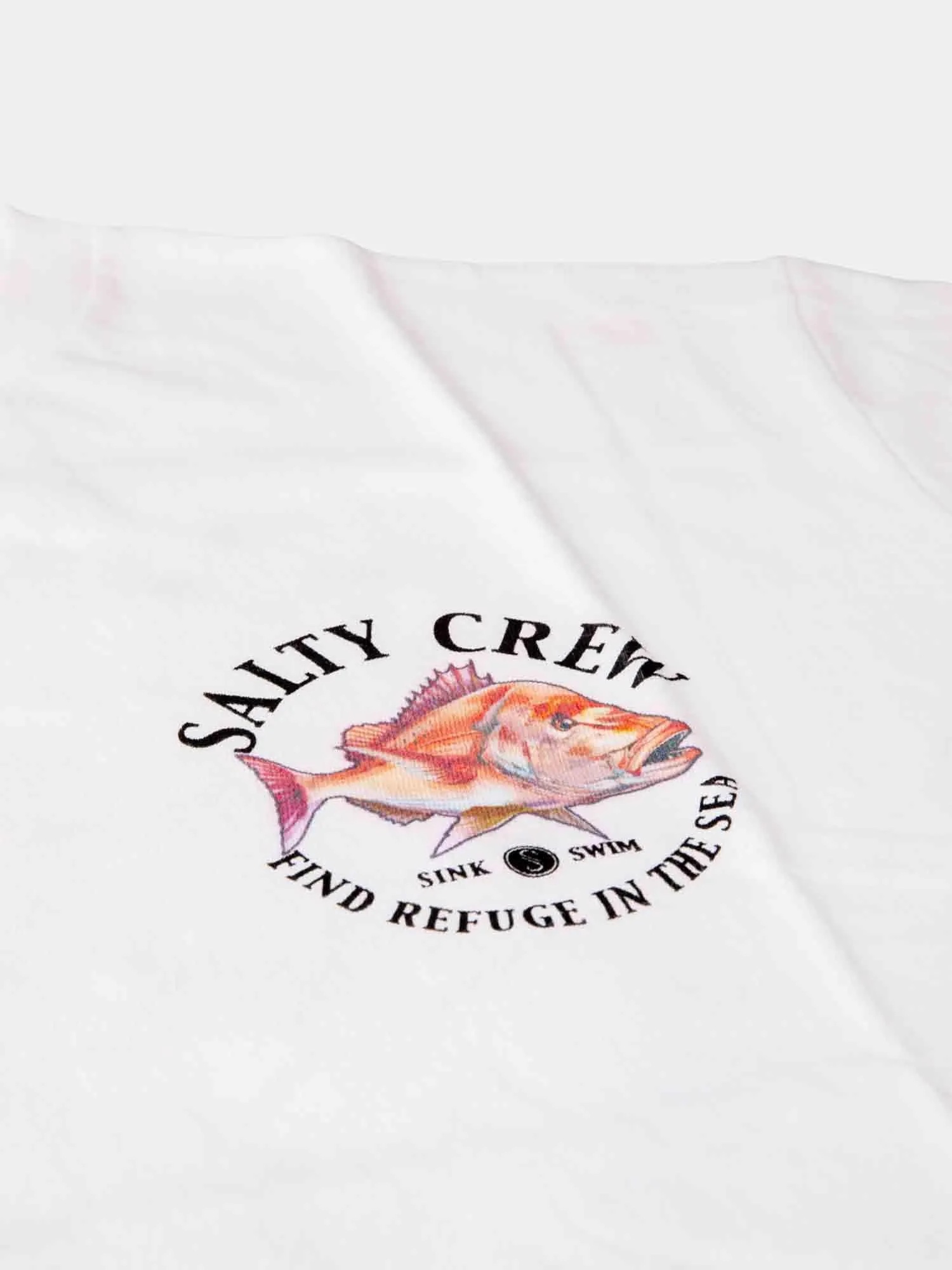 Salty Crew Snap Attack Standard Tee - White