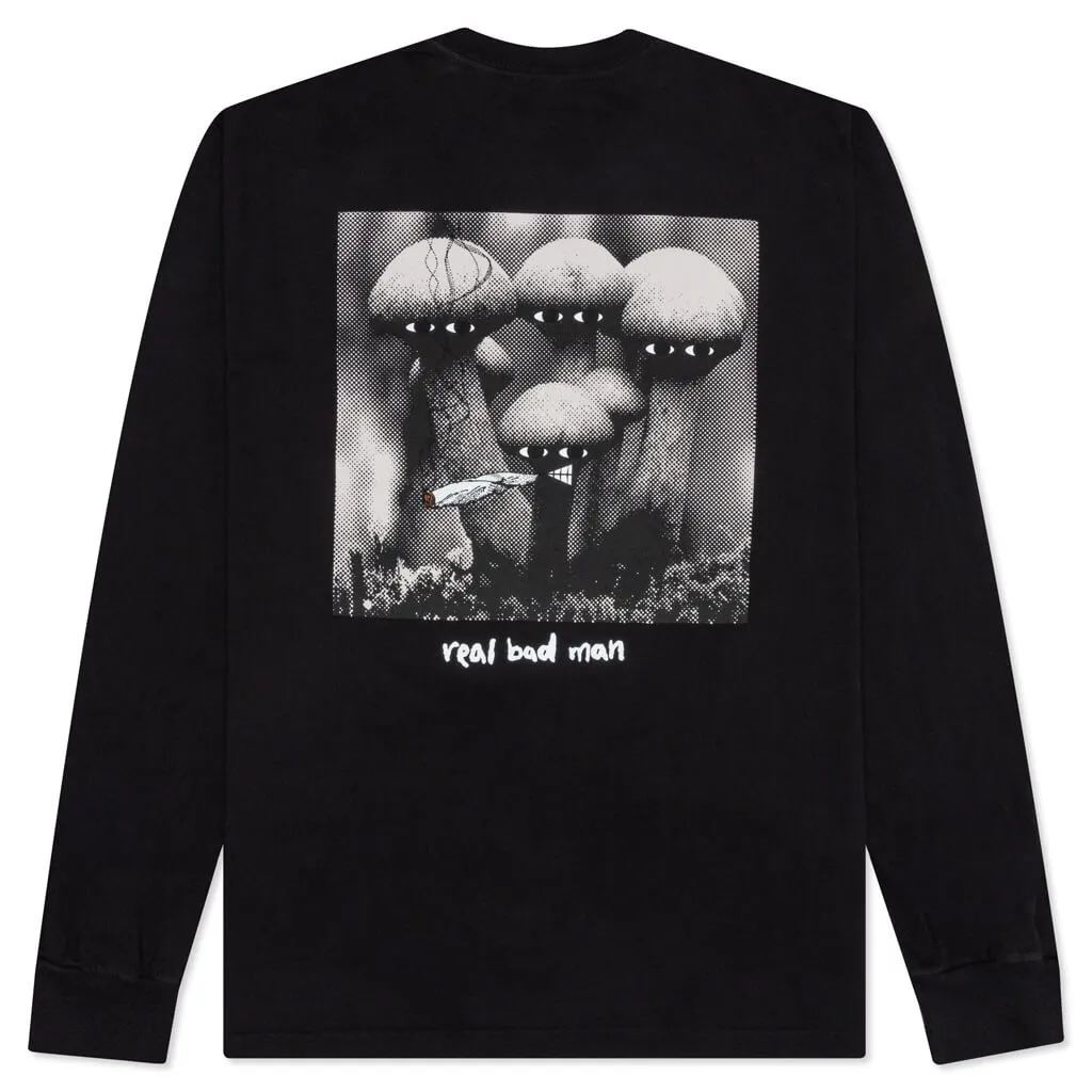 Shroomerang L/S Tee - Black