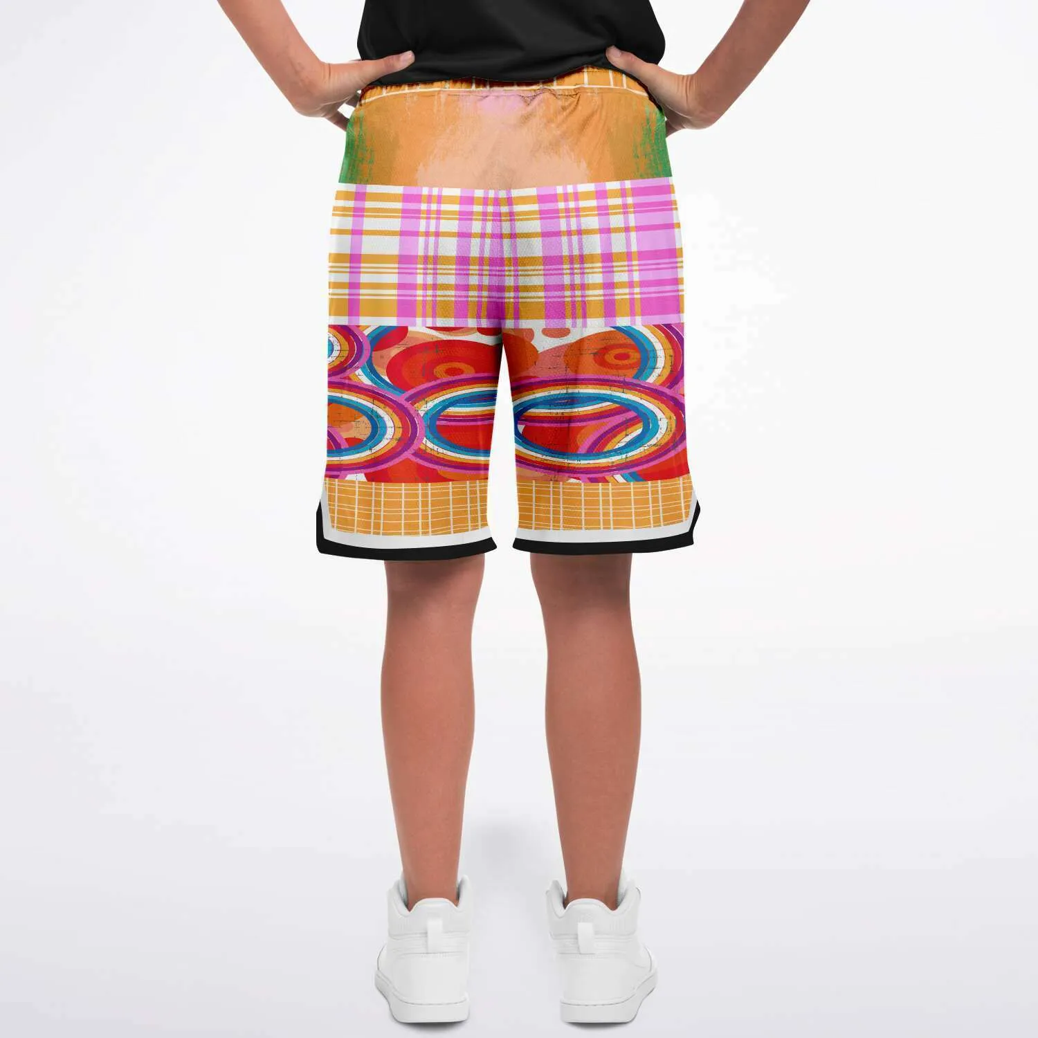 Solar Flare Unisex Basketball Shorts