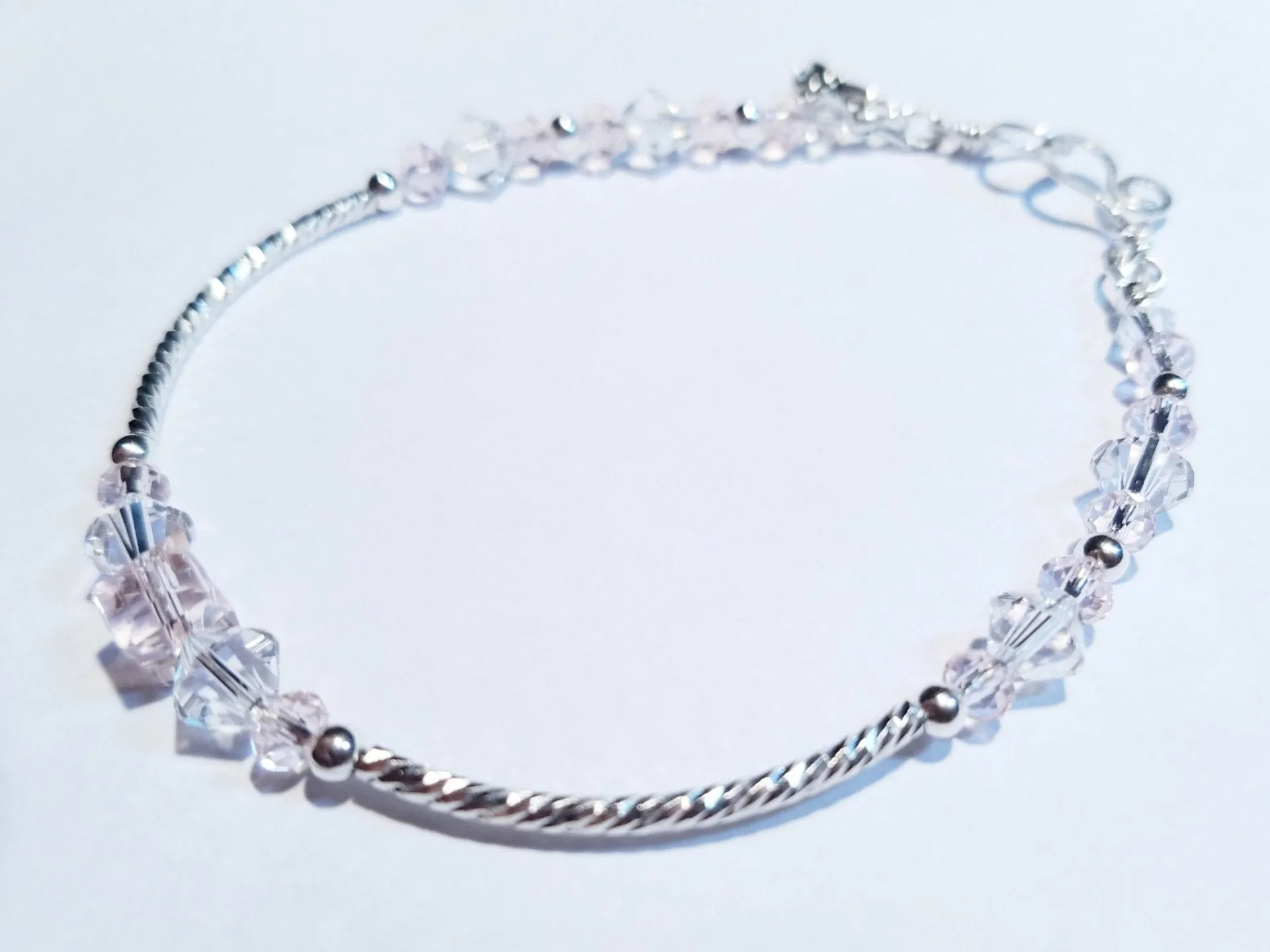 Sterling Silver and Swarovski Birthstone Bracelet