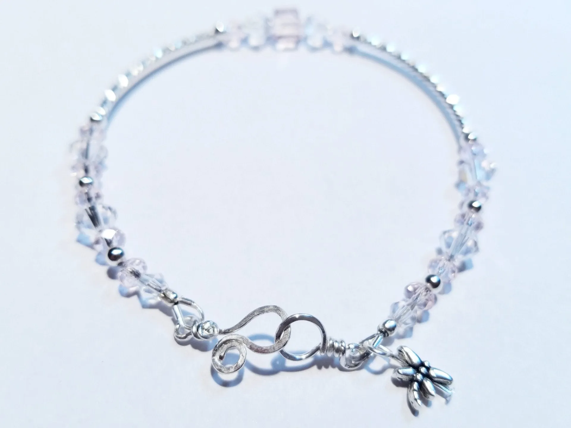 Sterling Silver and Swarovski Birthstone Bracelet