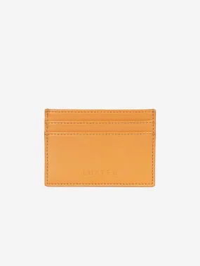 The Colvin Apple Leather Vegan Card Holder |  Pumpkin