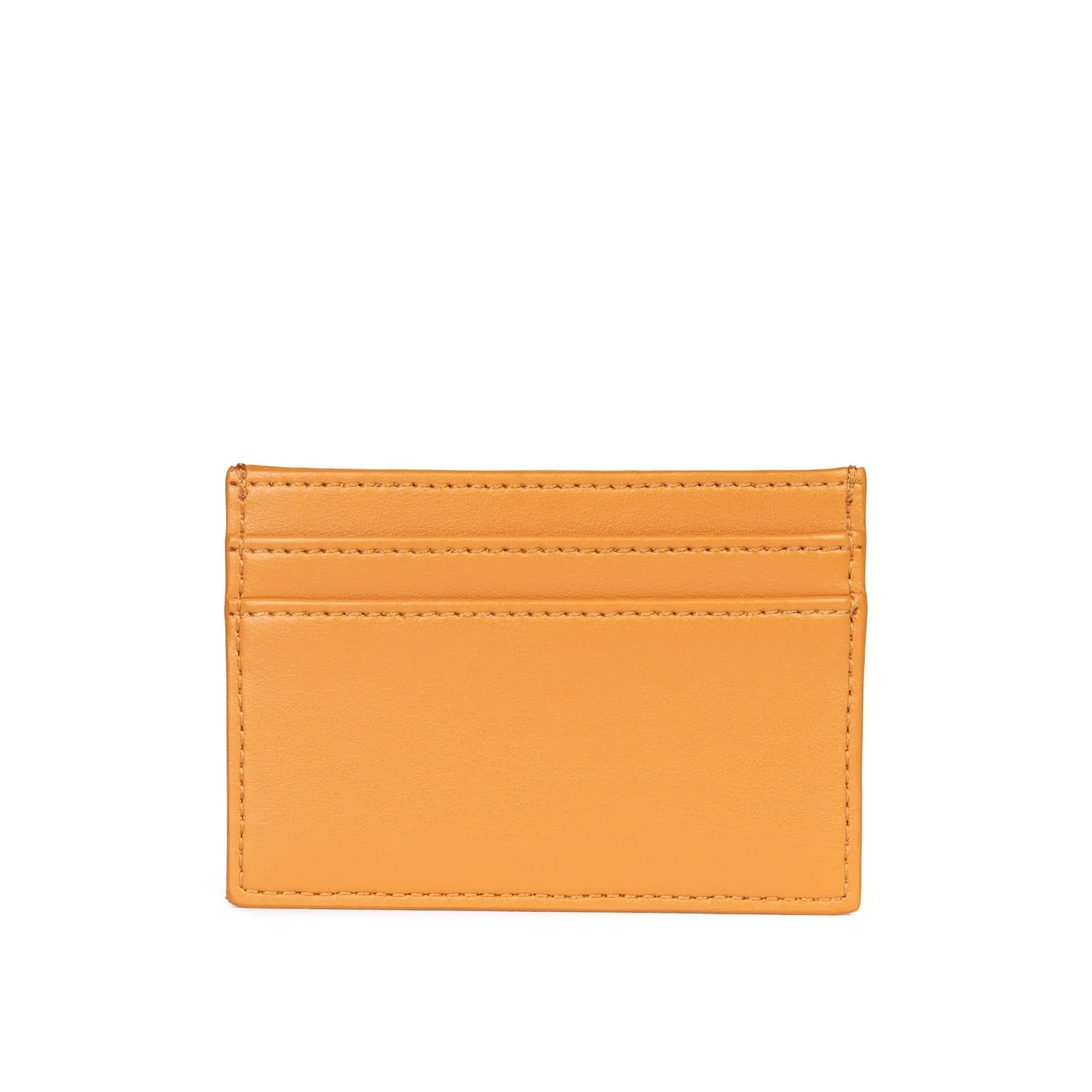 The Colvin Apple Leather Vegan Card Holder |  Pumpkin