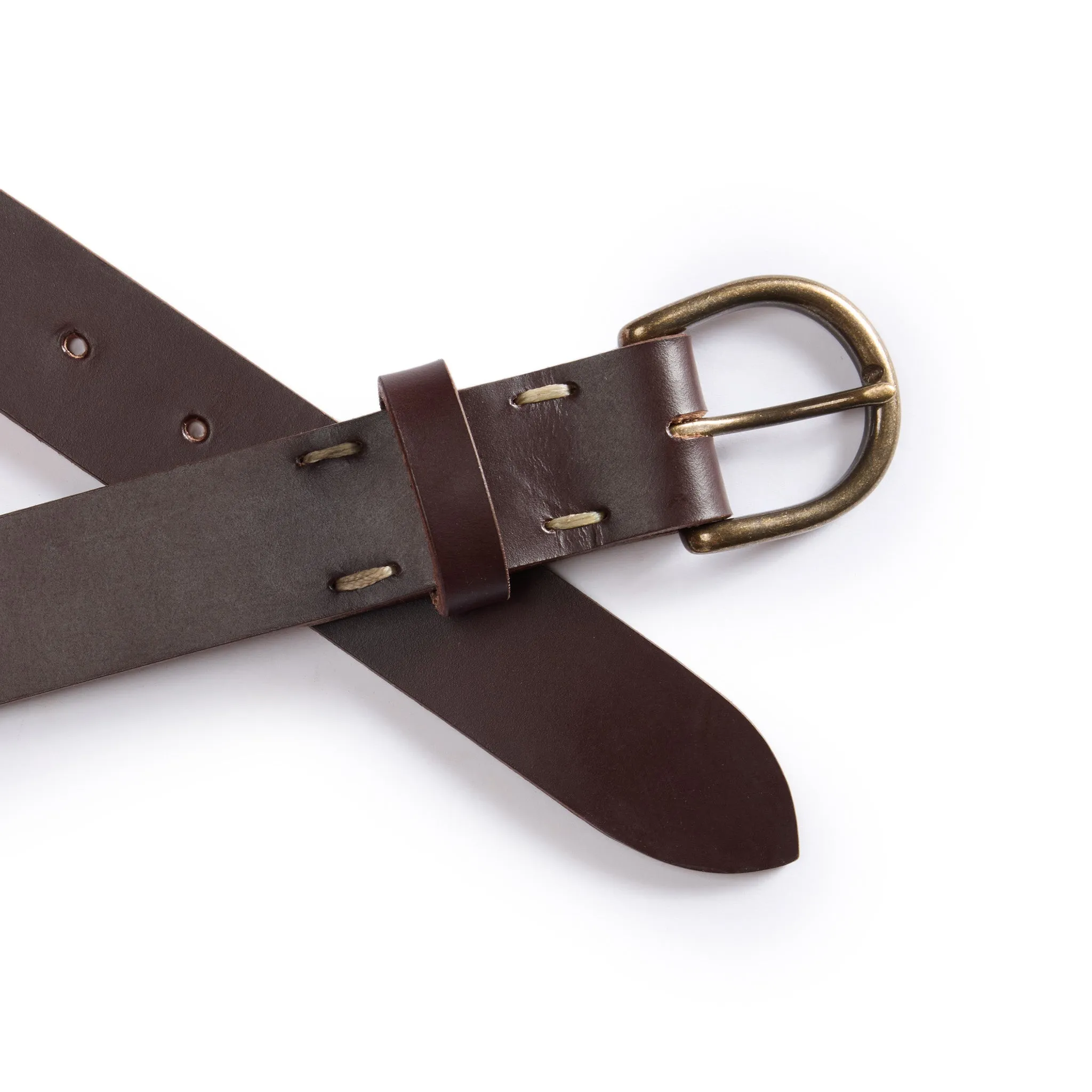 The Foundation Belt in Dark Brown