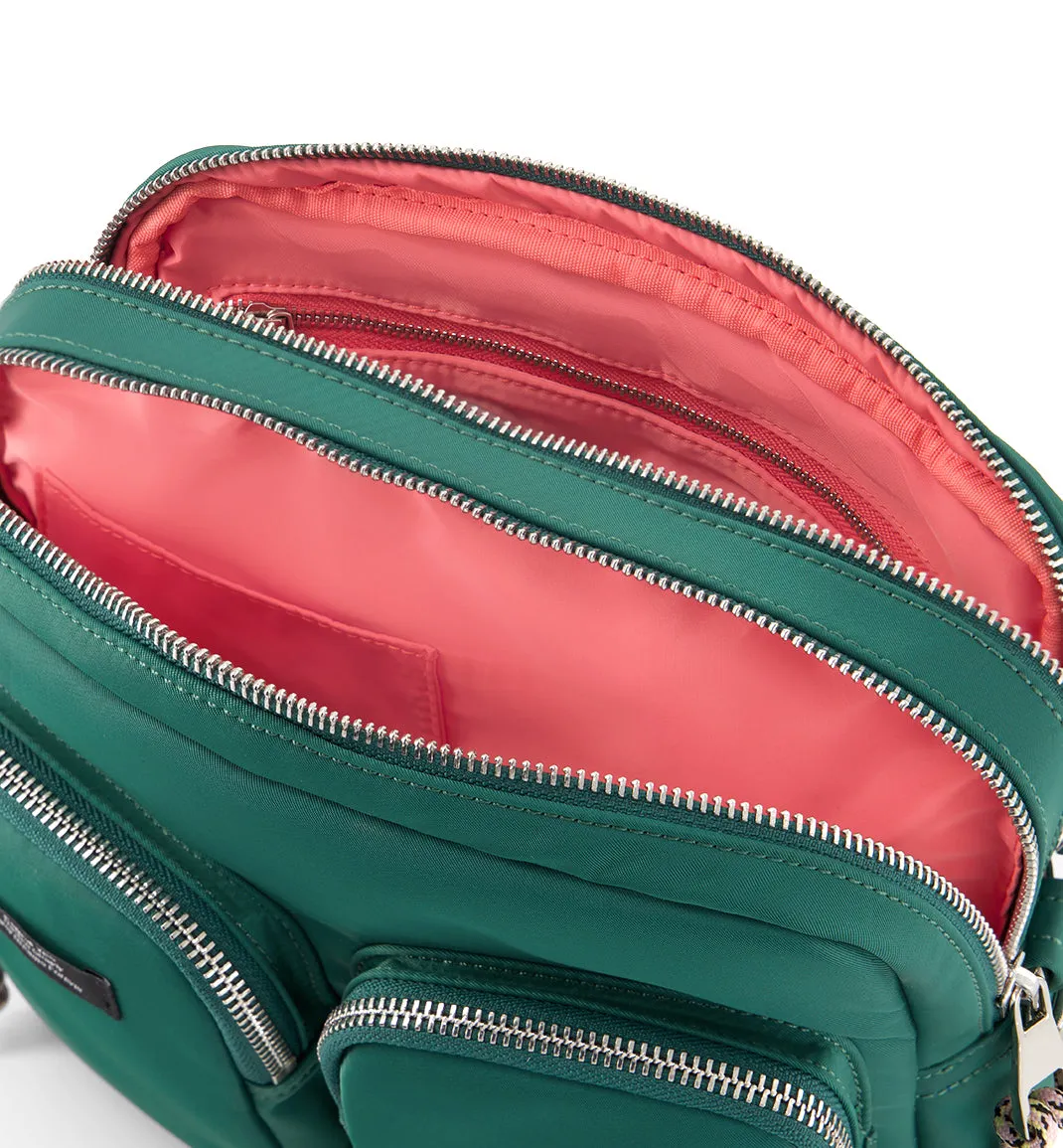 The Messenger Pocket Bag in Racing Green