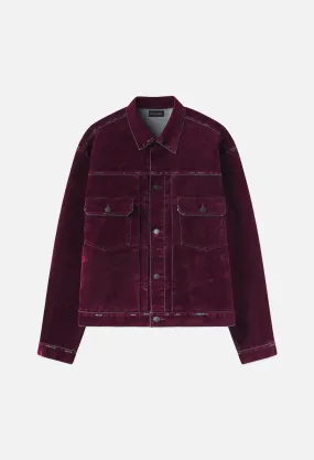 Thumper Jacket Type II Crush Flock / Burgundy