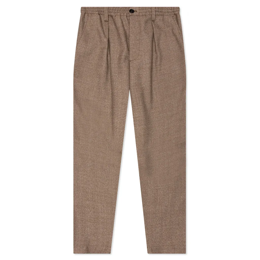 Tropical Wool Trousers - Raw Sienna