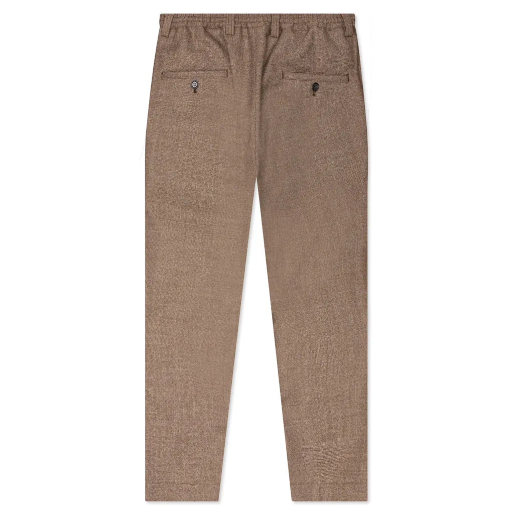 Tropical Wool Trousers - Raw Sienna