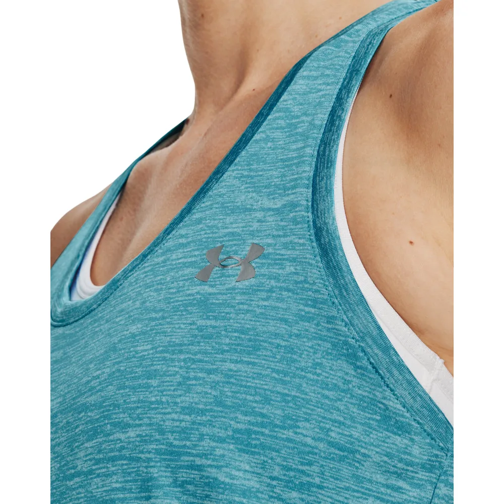 'Under Armour' Women's Tech Twist Tank - Glacier Blue