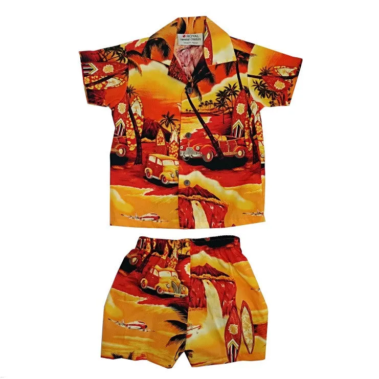 Waikiki Woody Boys Cabana Set