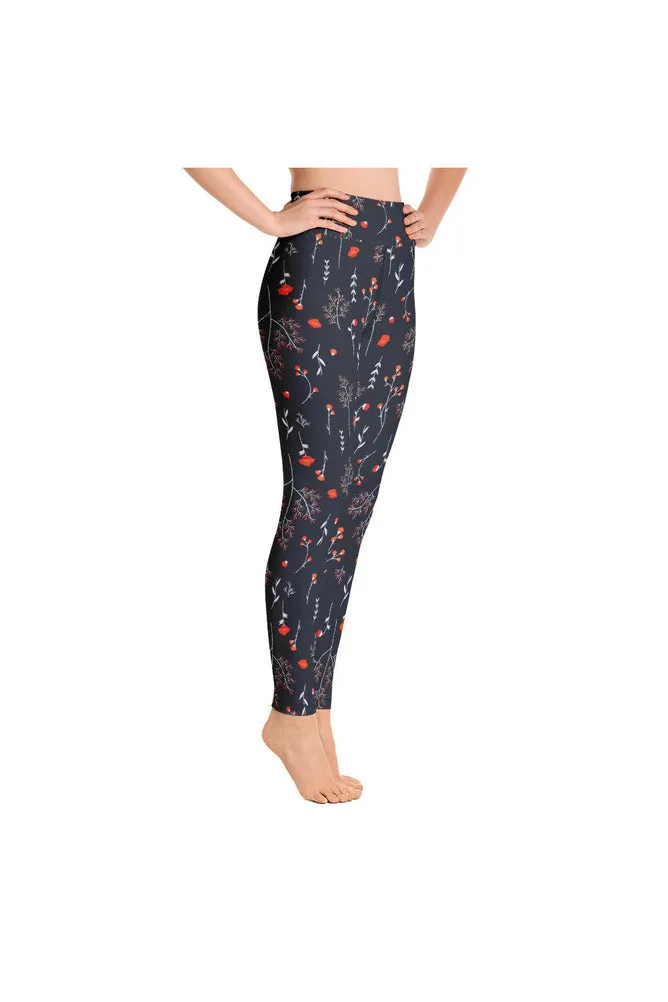 Wild Flower Yoga Leggings