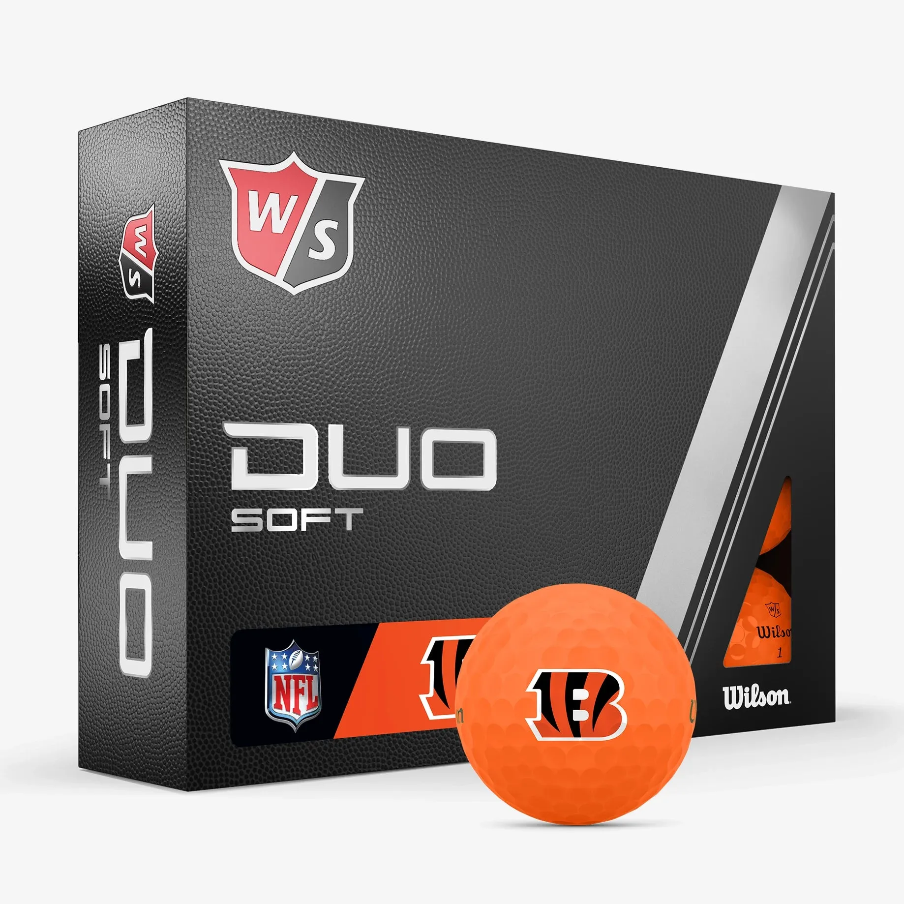 Wilson Staff Duo Optix NFL Team Licensed Golf Balls - Matte Orange