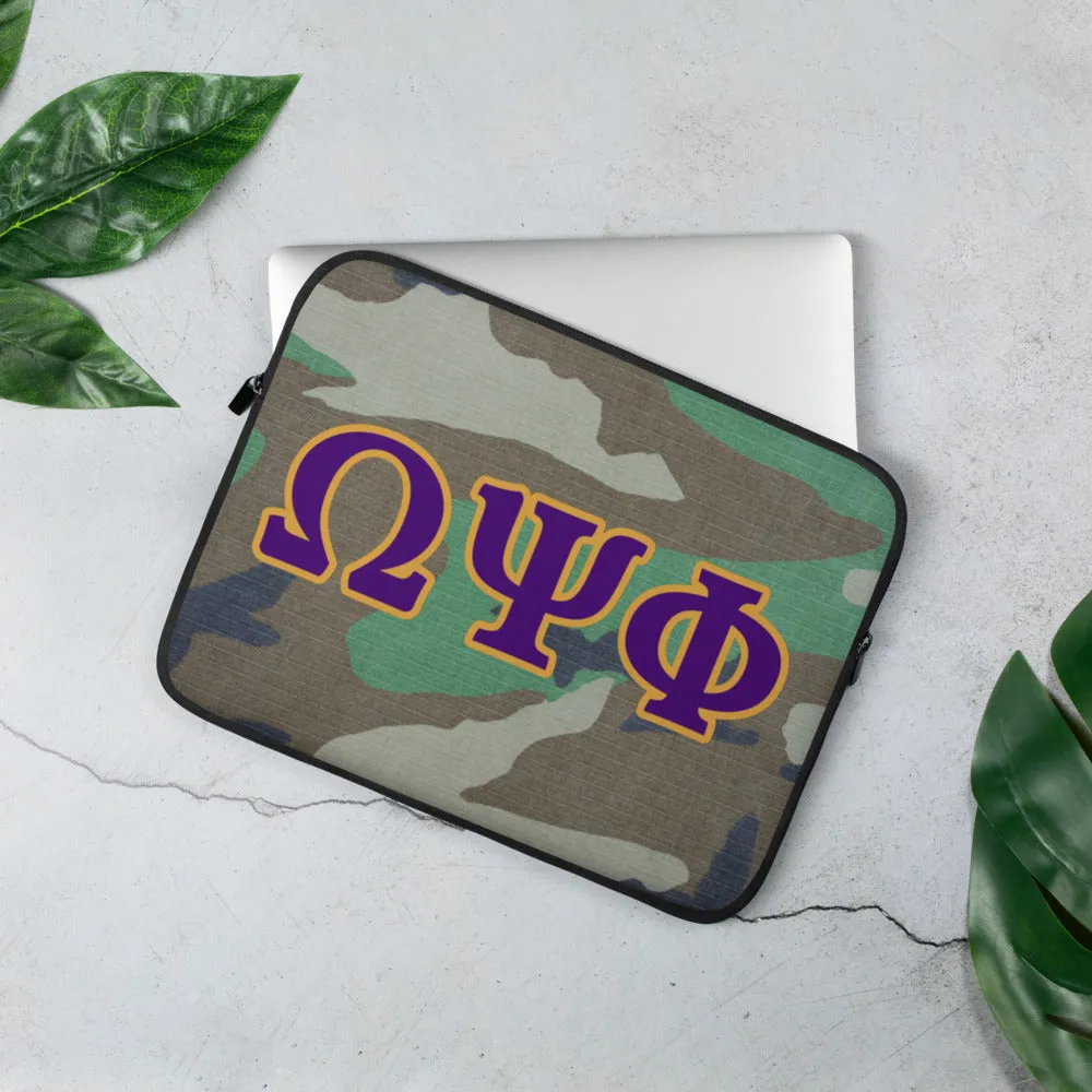 ΩΨΦ Camo Laptop Sleeve