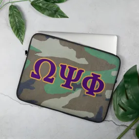 ΩΨΦ Camo Laptop Sleeve